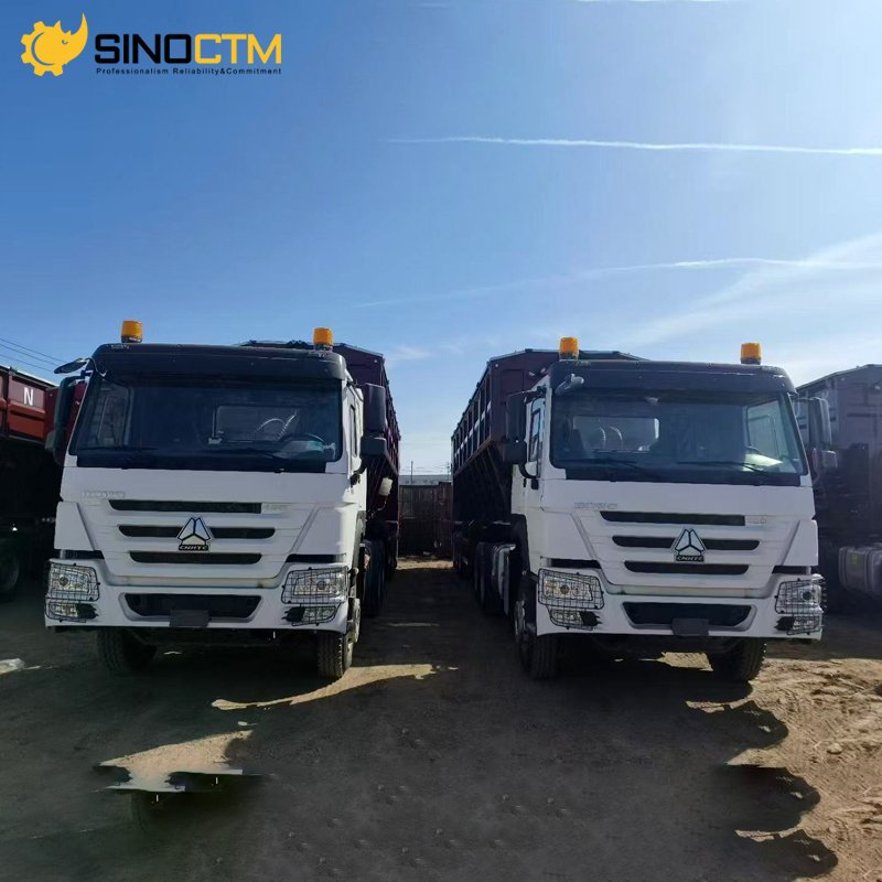 Multi-Axle Crawler Rear Push Hydraulic Tipper Truck Dump Semi Trailer New or Used for Sale at Cheap Price