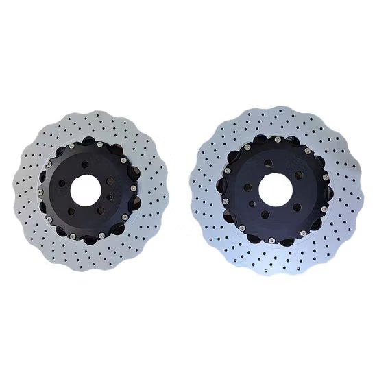 Rear 330*22mm Drilled and slotted disc brake 8t0615601A for Audi