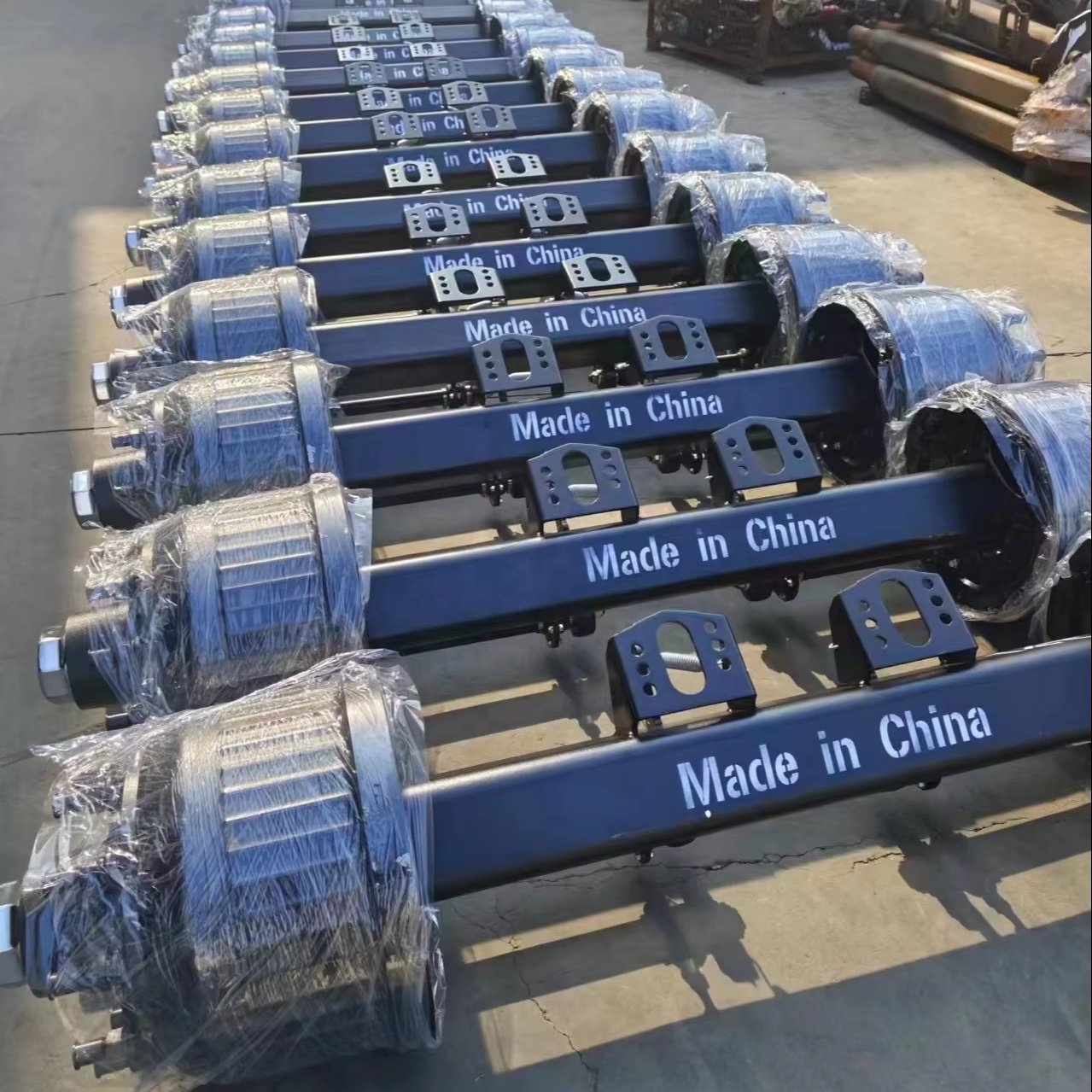 Load 16T Trailer Accessories American Axle Manufacturer Trailer Drum Axle