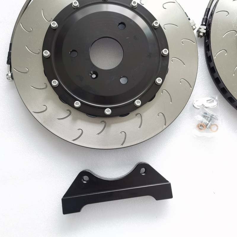 Jekit 4 Pots 5200 Brake Calipers Rotors 330*28mm Fit for E46 Front Rim 17