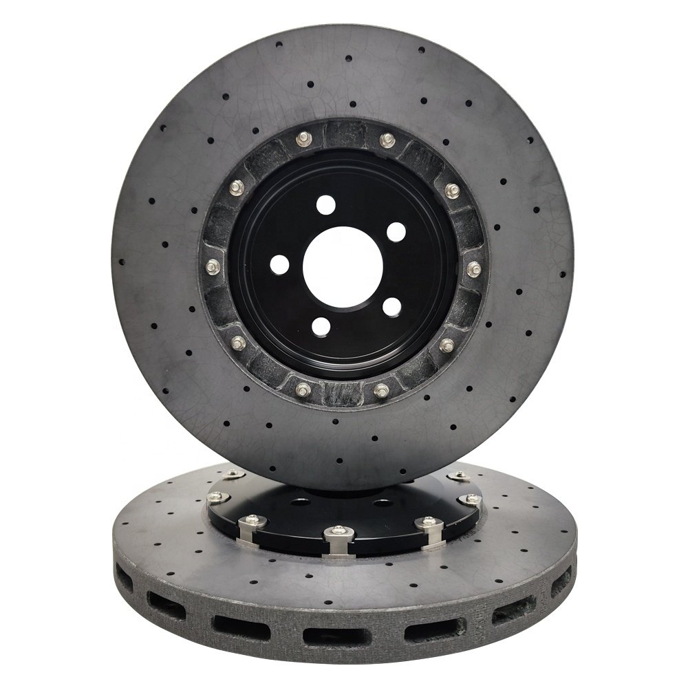Front Carbon Ceramic Disc Brake Rotor for Dodge CHALLENGER Coupe CHARGER SRT OE 68184587AE