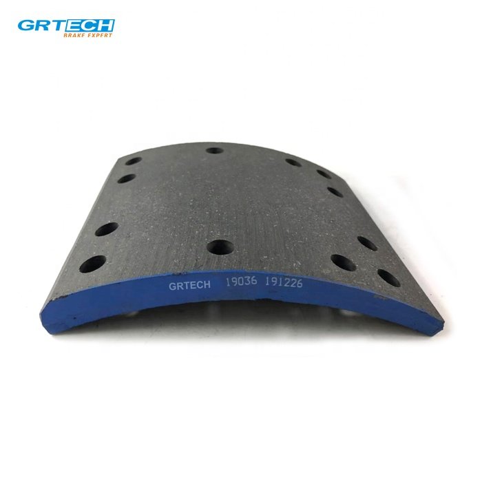 19036 Auto Brake Parts Ceramic Material Truck Drum Brake Lining for Renault