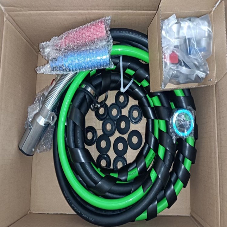 Factory Wholesale 12ft 3 in 1 ABS & Air Line Hose Wrap 7 Way Electrical Cable Semi Truck Trailer Corrosion Resistance