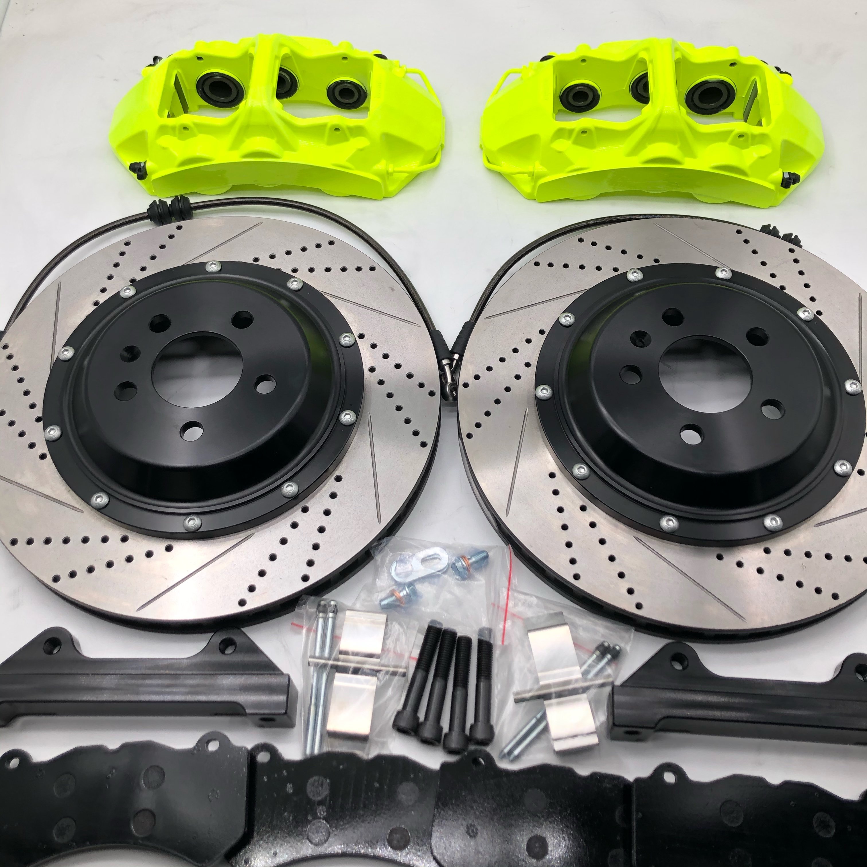 GT6 High Quality 6 Pot Brake Caliper for Golf 7 gti Golf Mk5 Mk6 Mk7 Mk8 gti audi Tt Mk2 S3 A4s5 B8 A6 C7 C8 Q5 Q7 audi S5 Wheel