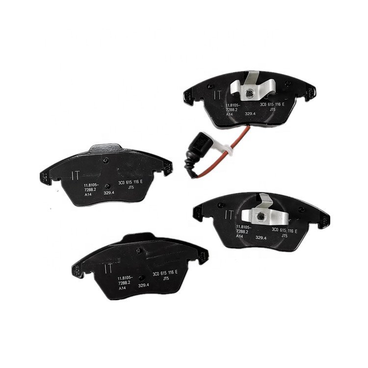 High Quality Car Brake System Parts Supplier Auto No Noise Brake Pad D1107 D1319 1K0698151E JZW698151B