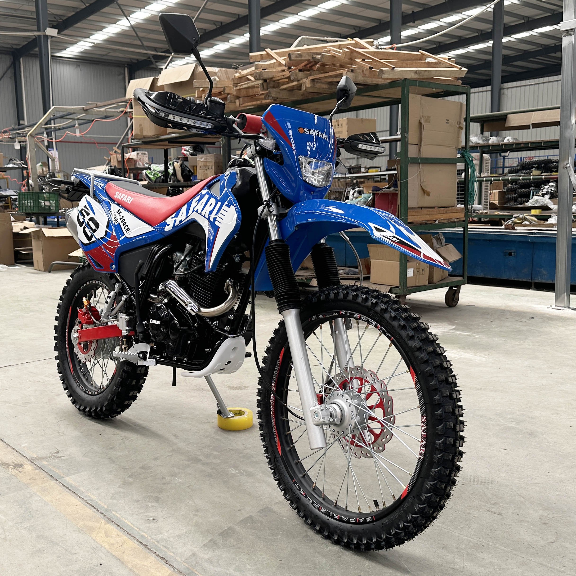 4 Stroke 250cc Powerful Engine Cross Moto Dirt Bike for Russia
