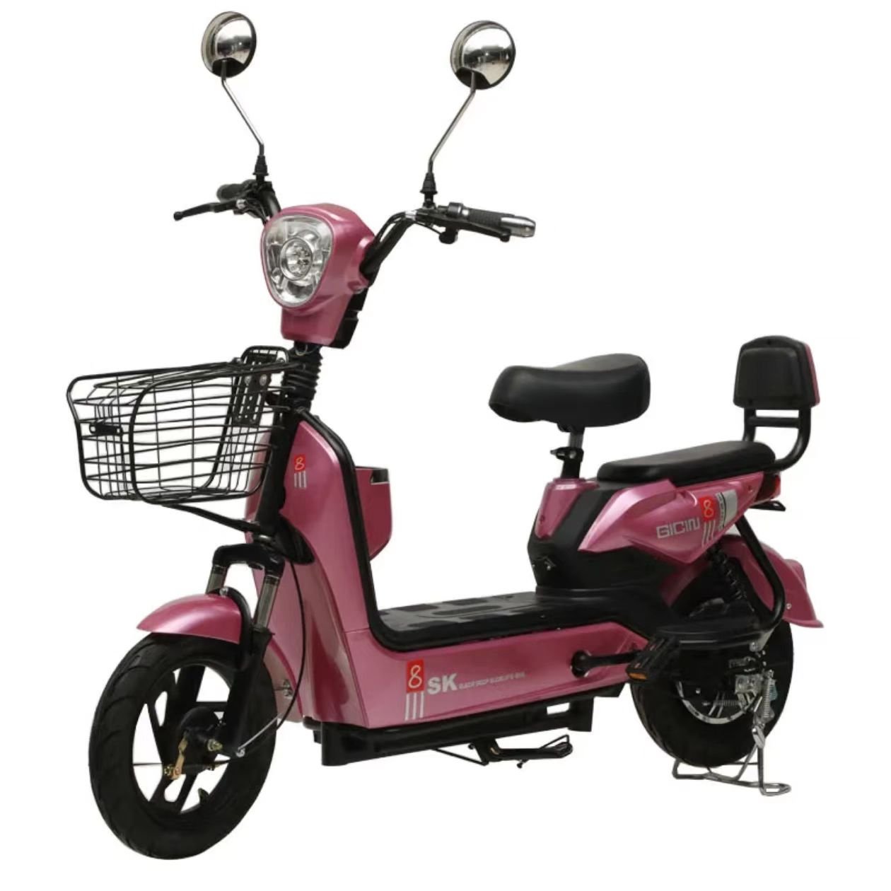 48V 350W Motor Power 60km Range Carbon Steel Frame Drum Brake Leisure Bicycle Sensor Technology Smart Convenient City Commute