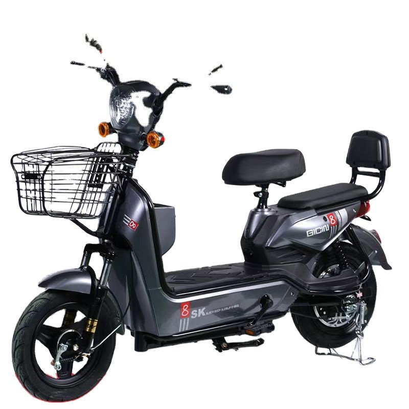 48V 350W Motor Power 60km Range Carbon Steel Frame Drum Brake Leisure Bicycle Sensor Technology Smart Convenient City Commute