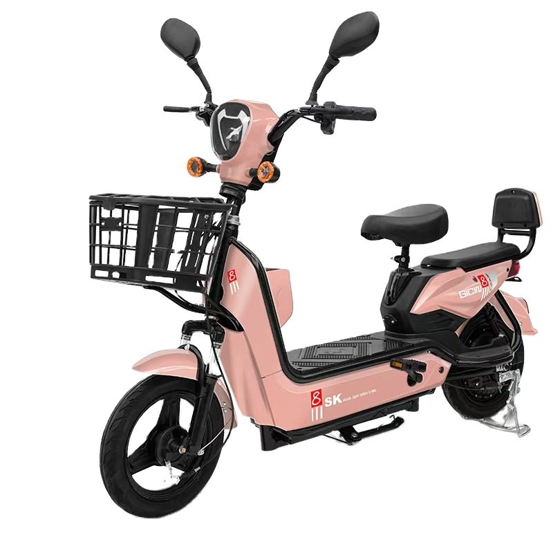 48V 350W Motor Power 60km Range Carbon Steel Frame Drum Brake Leisure Bicycle Sensor Technology Smart Convenient City Commute