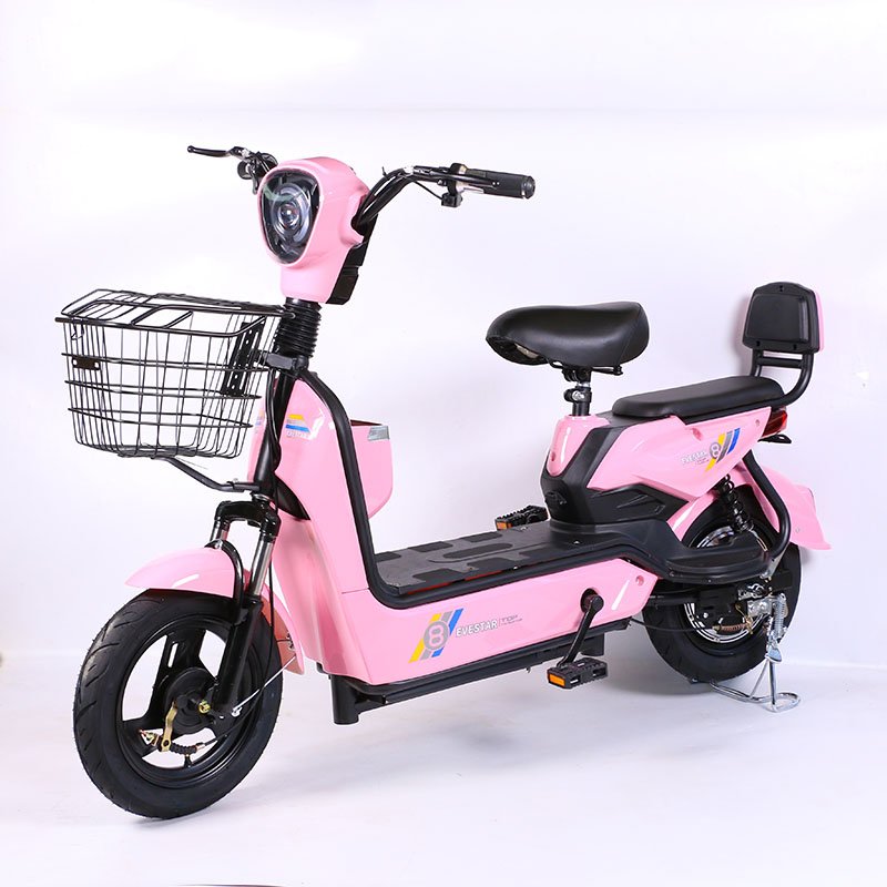 48V 350W Motor Power 60km Range Carbon Steel Frame Drum Brake Leisure Bicycle Sensor Technology Smart Convenient City Commute