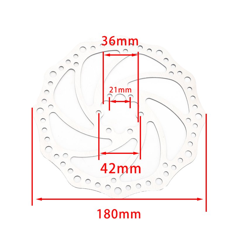 Brake Discs Rotor 6 Bolts Bike Rotors 180mm Bicycle Brake Disk Rotor Hydraulic Brake Disc for Bicycle