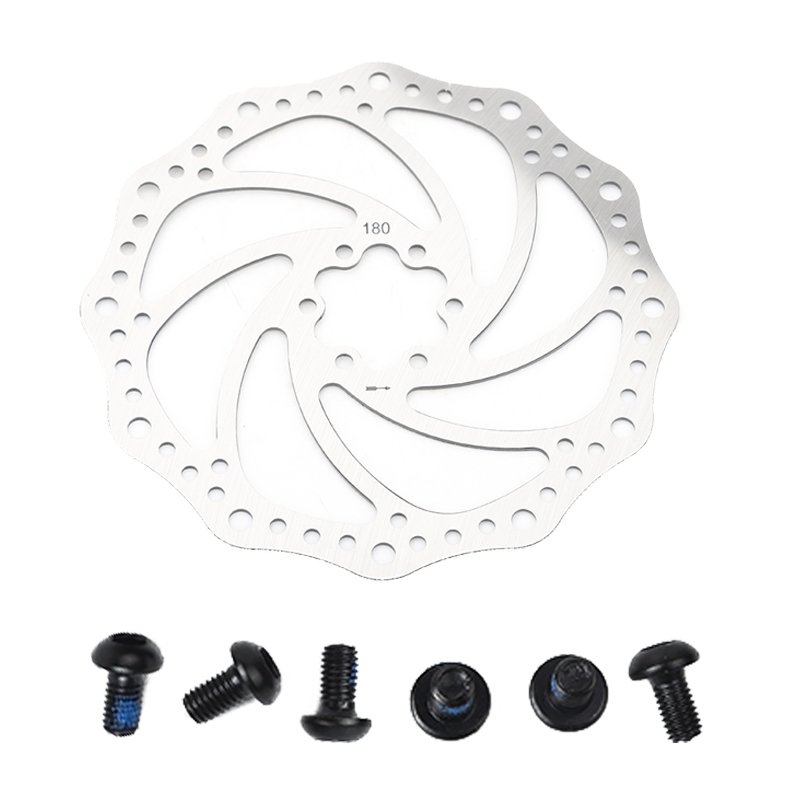 Brake Discs Rotor 6 Bolts Bike Rotors 180mm Bicycle Brake Disk Rotor Hydraulic Brake Disc for Bicycle