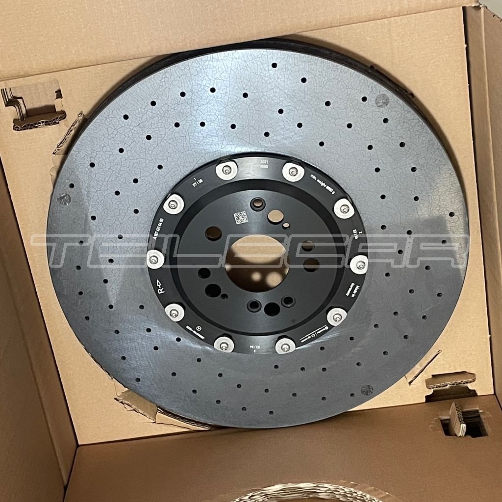 For Mercedes C167 GLE / GLS / C295 EQE C297 EQS AMG Front Brake Disc Ceramic CCB Right Side A1674216400 / a 167 421 64 00