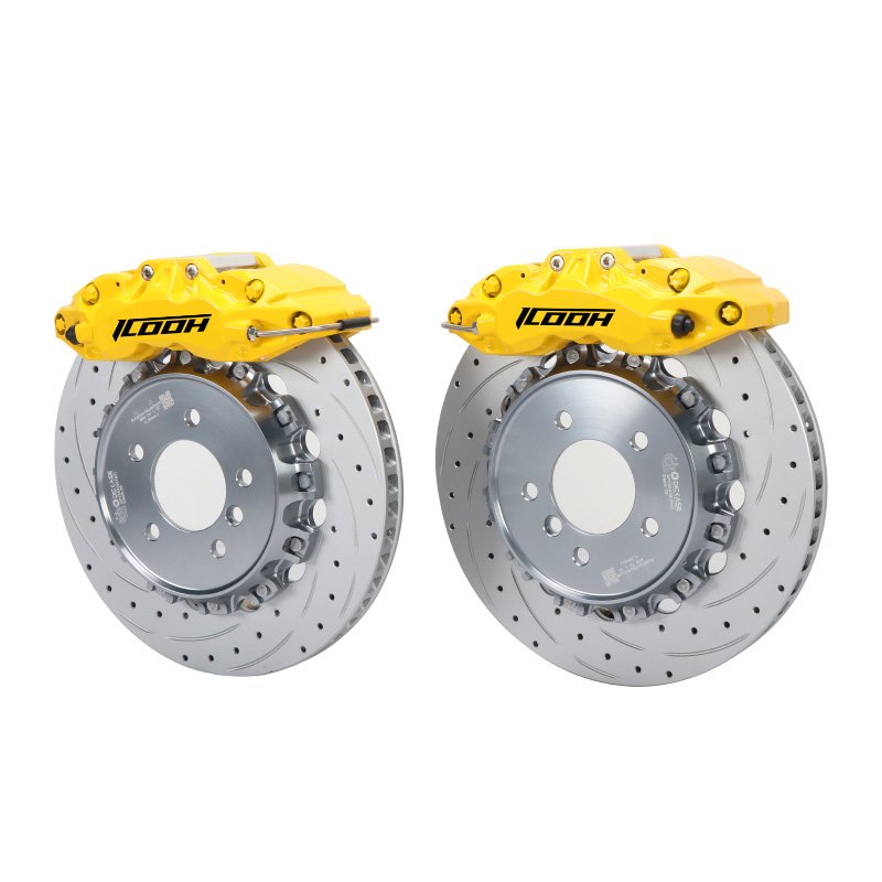6 Pot Big Brake Caliper Kit Upgrade Brake Systems Front 18 Inch Brake for toyota tacoma