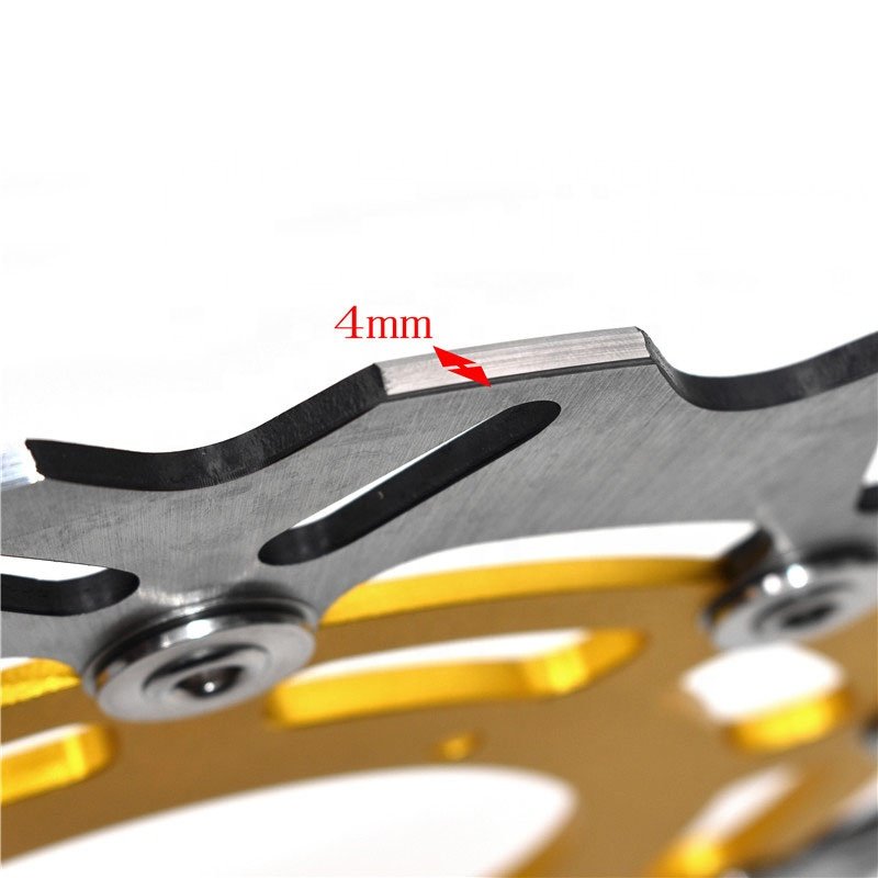 320MM Oversize Front Floating Brake Disc Rotor Plate Fit for Suzuki Dirt Pit Bike Racing Motorcycle Supermoto