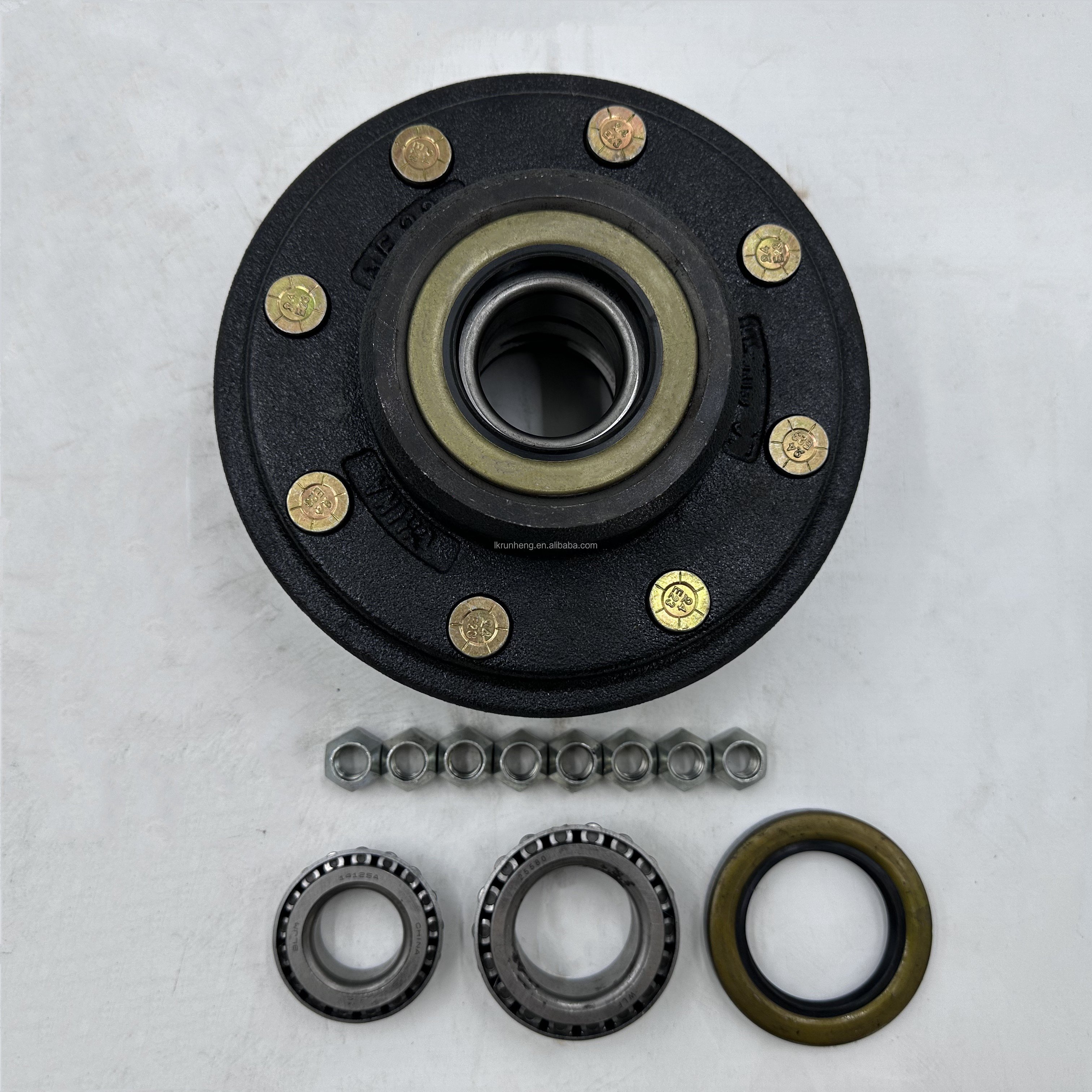 High Quality Trailer Wheel Hub 8 Bolt 6.5 -Inch Indexing Circle Brake Hub Kits for 7000 Lbs