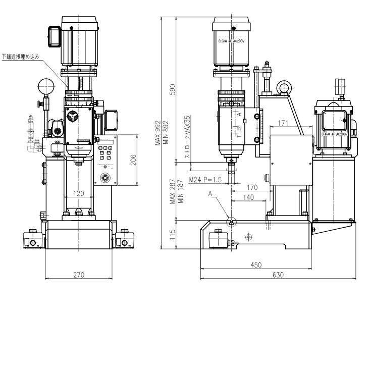 Used Automatic Hydraulic Nut Riveting Machine Solid Rivet Brake Shoe Making Tool Press Frame Sheet Metal Pressure Truck Tool
