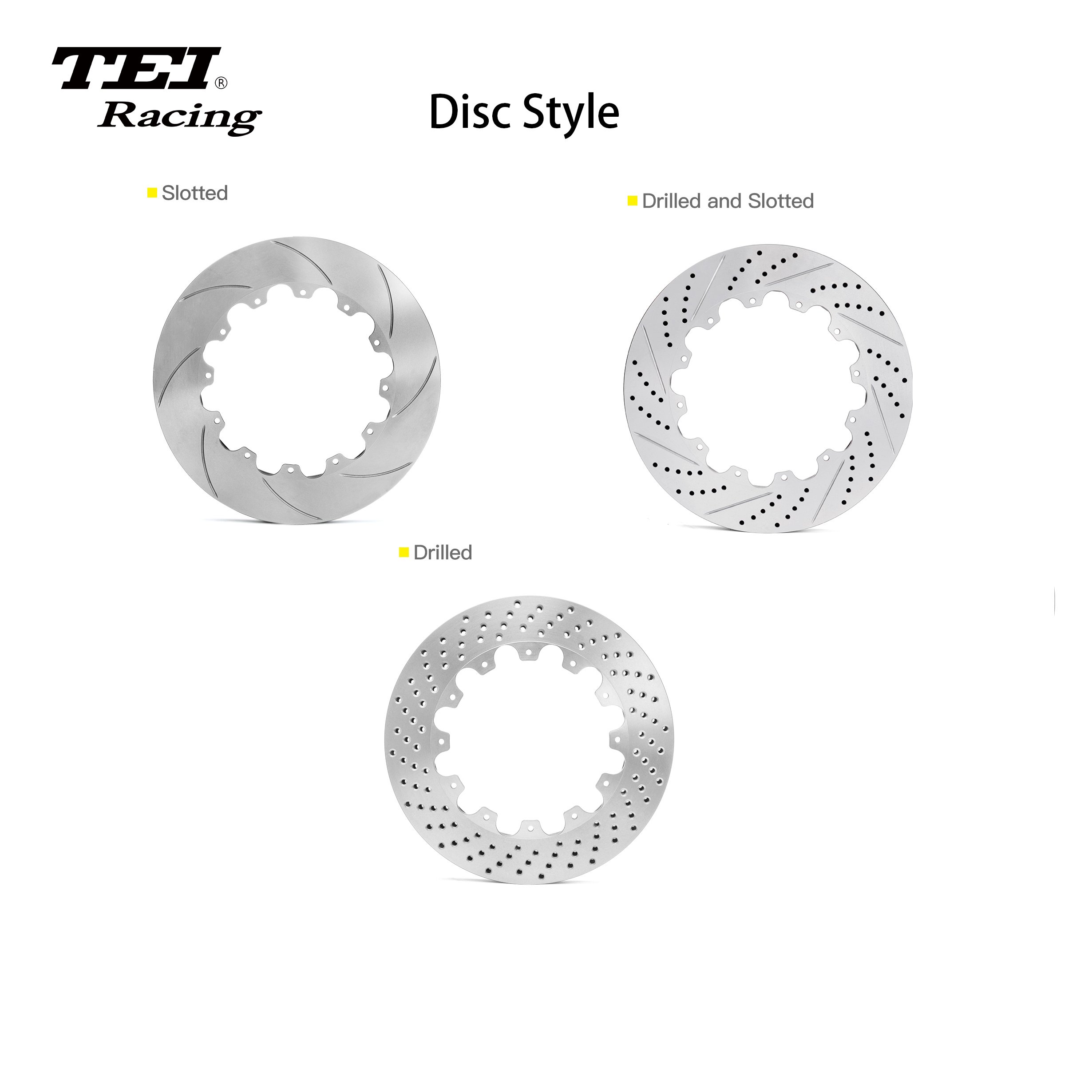 Front Big Brake Kit 4 Piston Caliper With 330*28 mm Rotor BBK Auto Brake System for VW Golf 7 17 Inch Car Rim