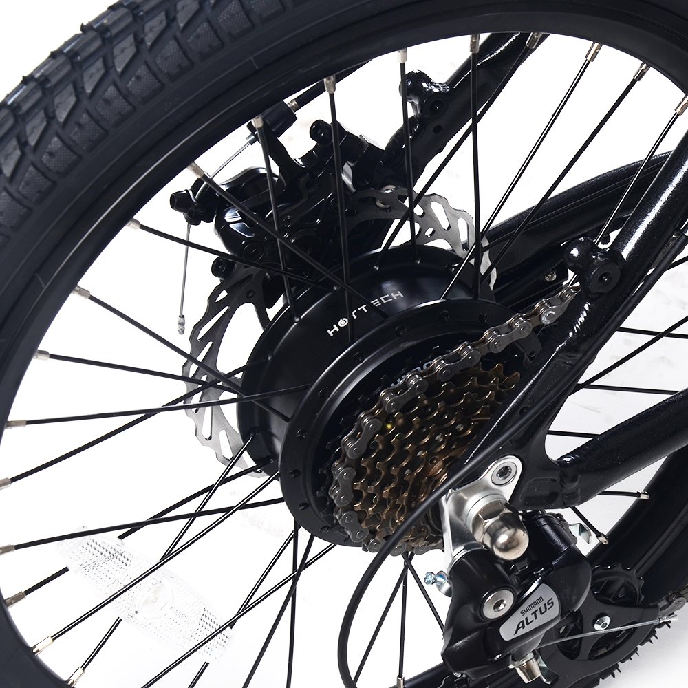20 Inch Folding Electric Bike Foldable Portable Hidden Lithium Battery Electric Bicycle with Brushless Motor