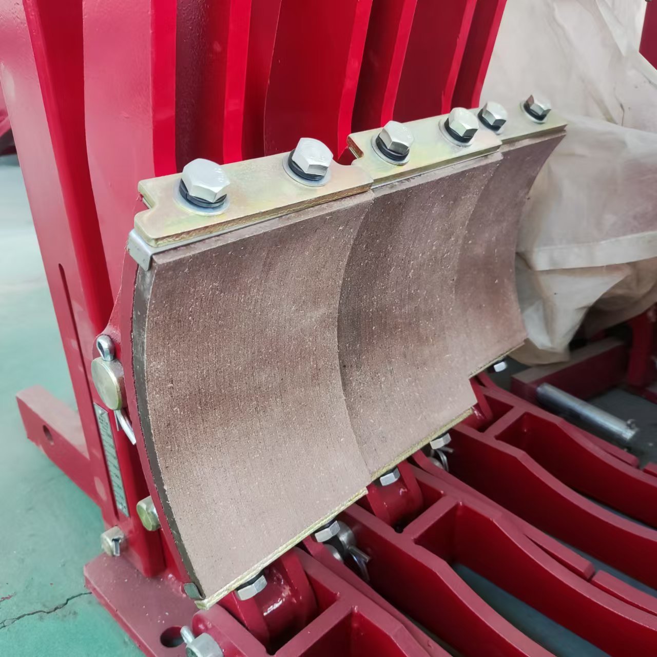 Russian Brake's Standard TKG Electro Hydraulic Drum Brake Assembly with TE Hydraulic Pusher for Crane and Winch