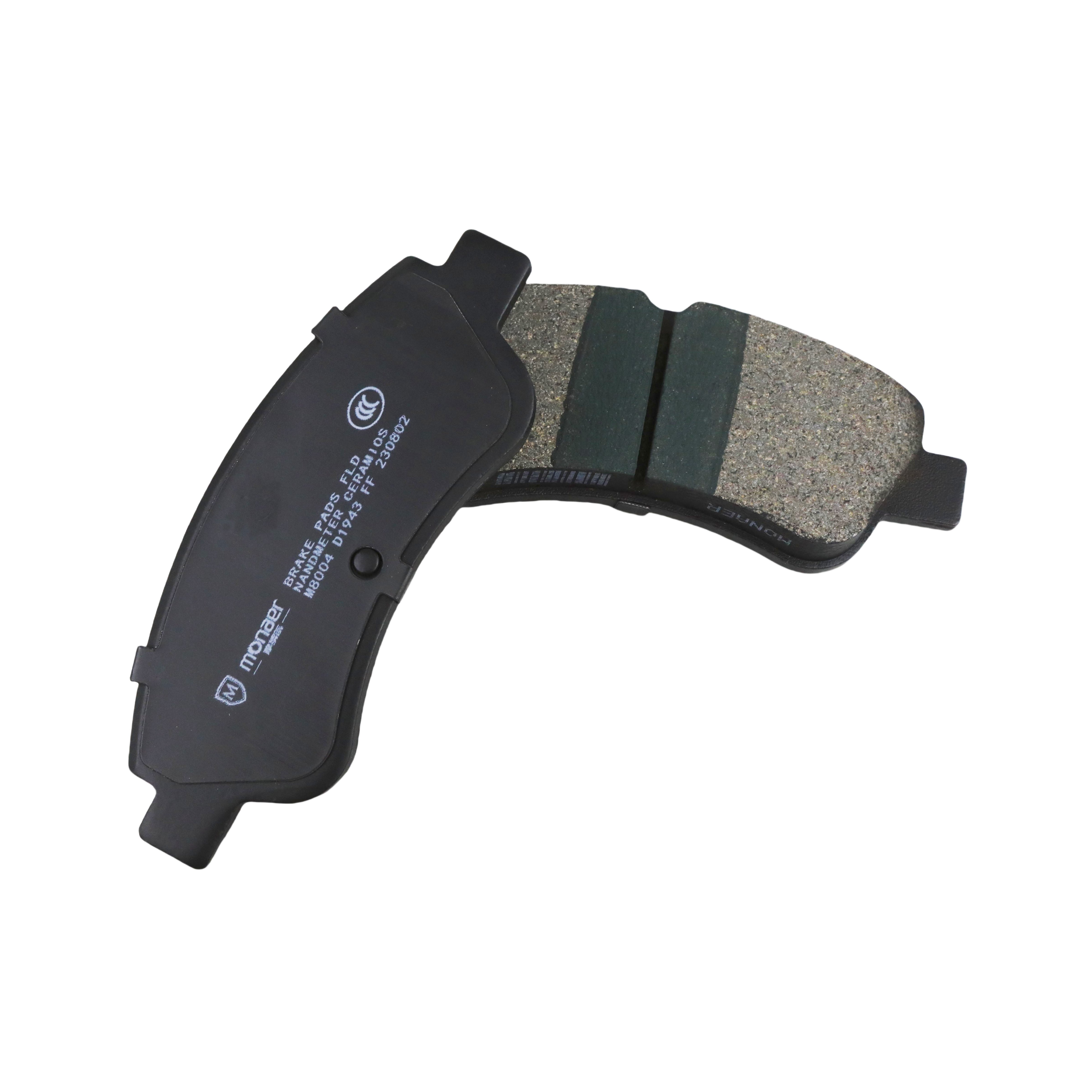 D1493 M8004 Brake Pad Manufacturer Monaer High End Ceramic Brake Pads No Sound No Dust