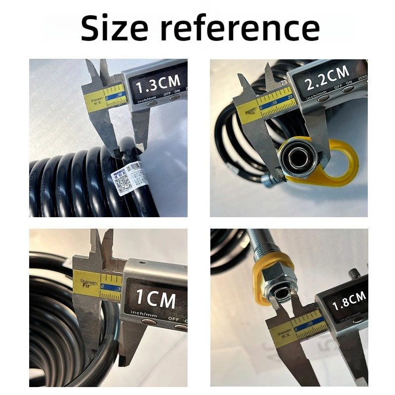 Heavy-duty Truck FAW Jiefang J5 J6 J6P J7 Trailer Air Brake Nylon Pu Flexible Spiral Air Brake Coil Hose With Fittings