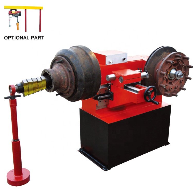 Hot Sale Brake Disc and Brake Drum Rotor Cutting and Grinding Lathe Machine T8465