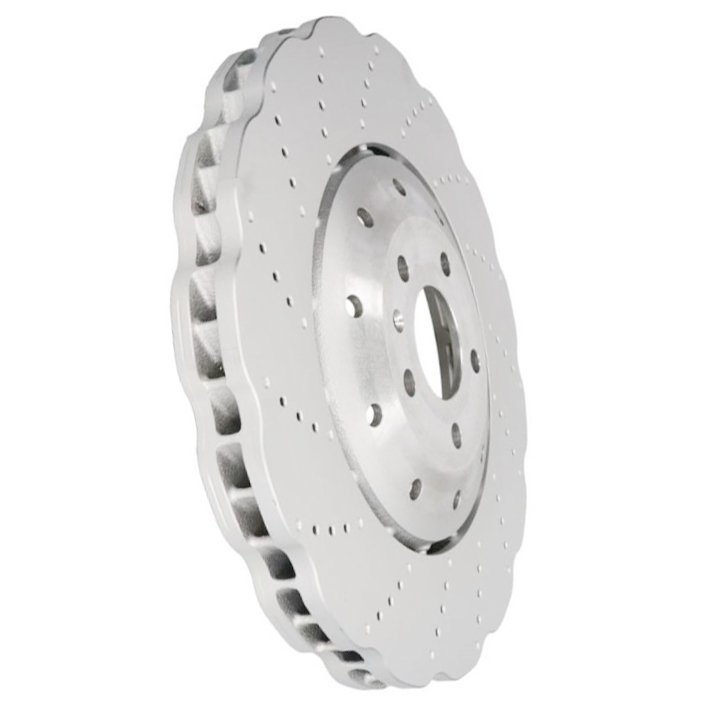For Audi A6 C7 Avant RS6 A7 Sportback RS7 Vented Brake Disk Rotor G3000 HT250 Pig Iron Front Brake Disc 4G0615301AH 4G0615301E