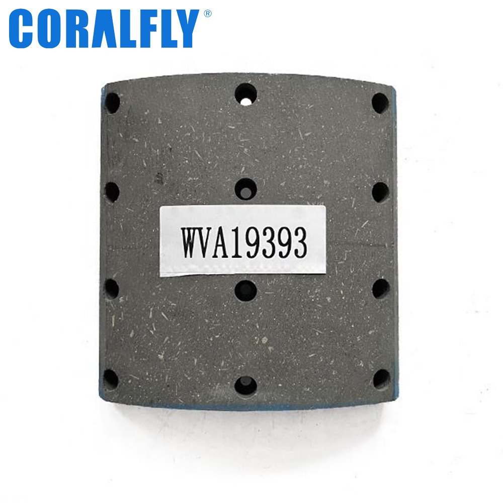 Coralfly Product Golden Supplier Truck Parts 19393 Truck Brake Lining for scania 551053 551170 751012 181814