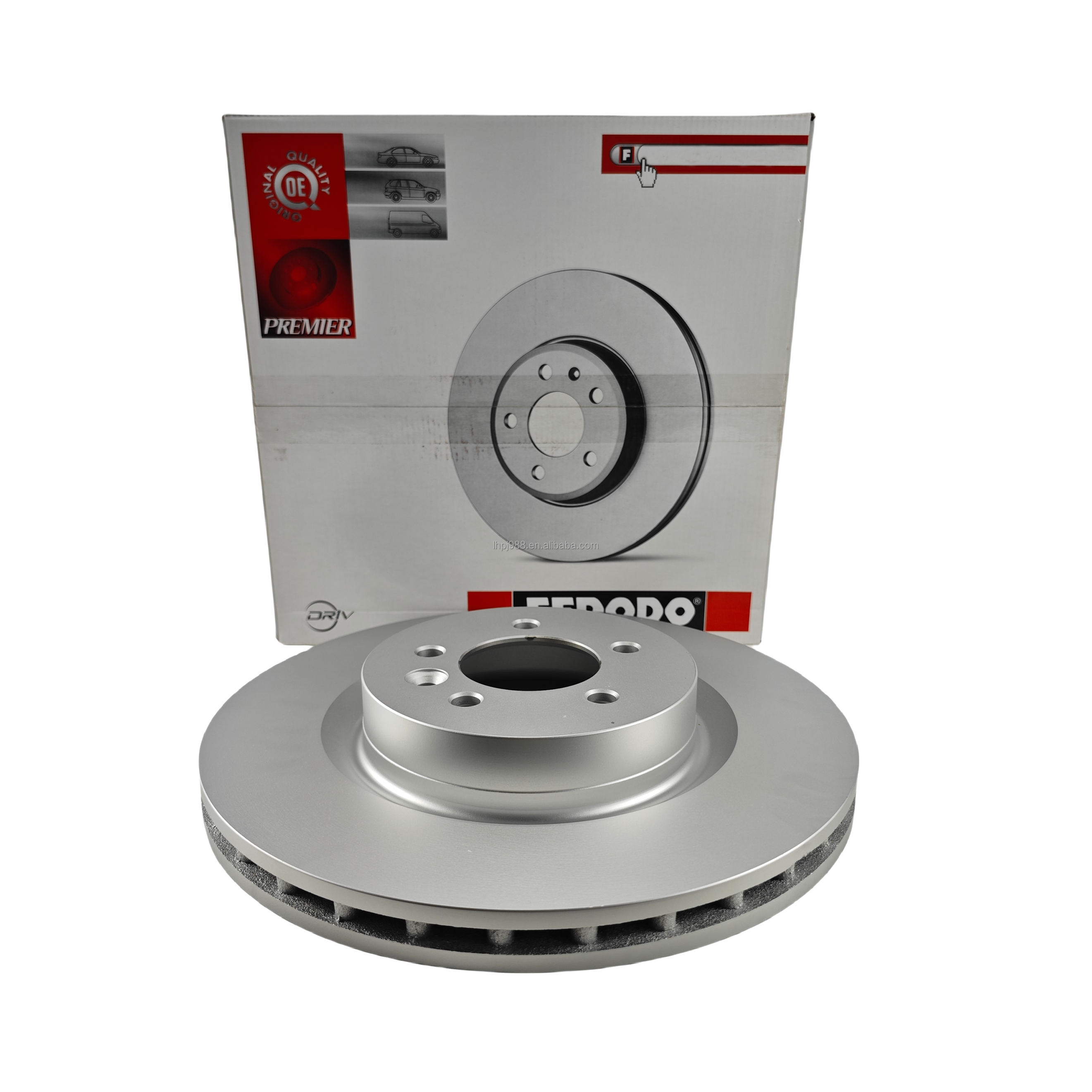 SDB000624 Auto Brake Systems Part DDF1434C-1-D for Ferodo Brake Disc Land Rover Volvo Volkswagen Audi Mercedes-Benz BMW Porsche