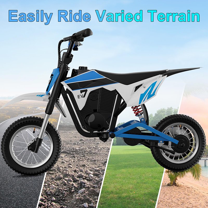 2025 Newest 36V 300W Have Wide Tire Drum Brake Two Wheeled Electric Motorcycle With Blue Tooth Music