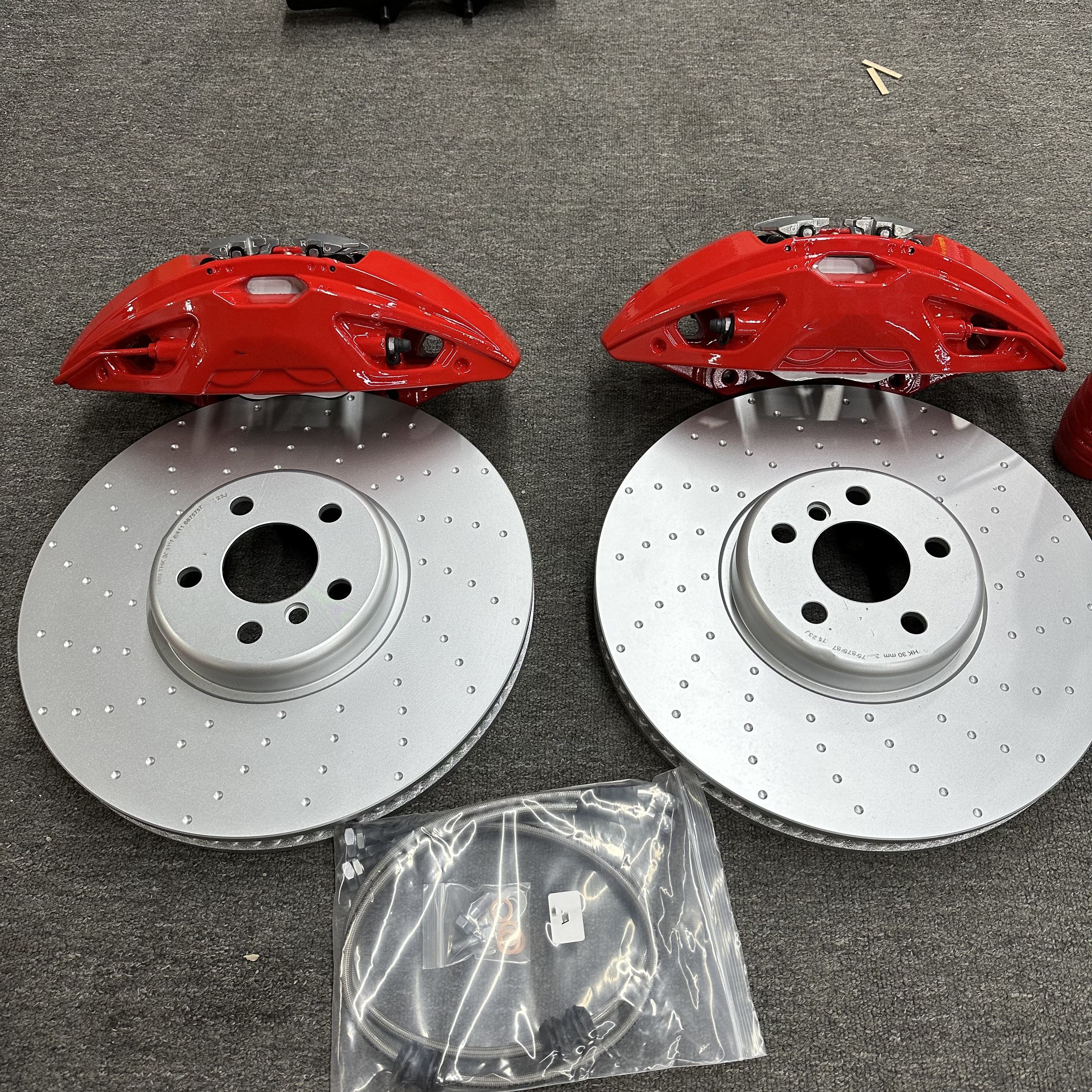 6 Pot Brake Caliper for audi Rs3 Brake Disc Sport System Big Brake Kit