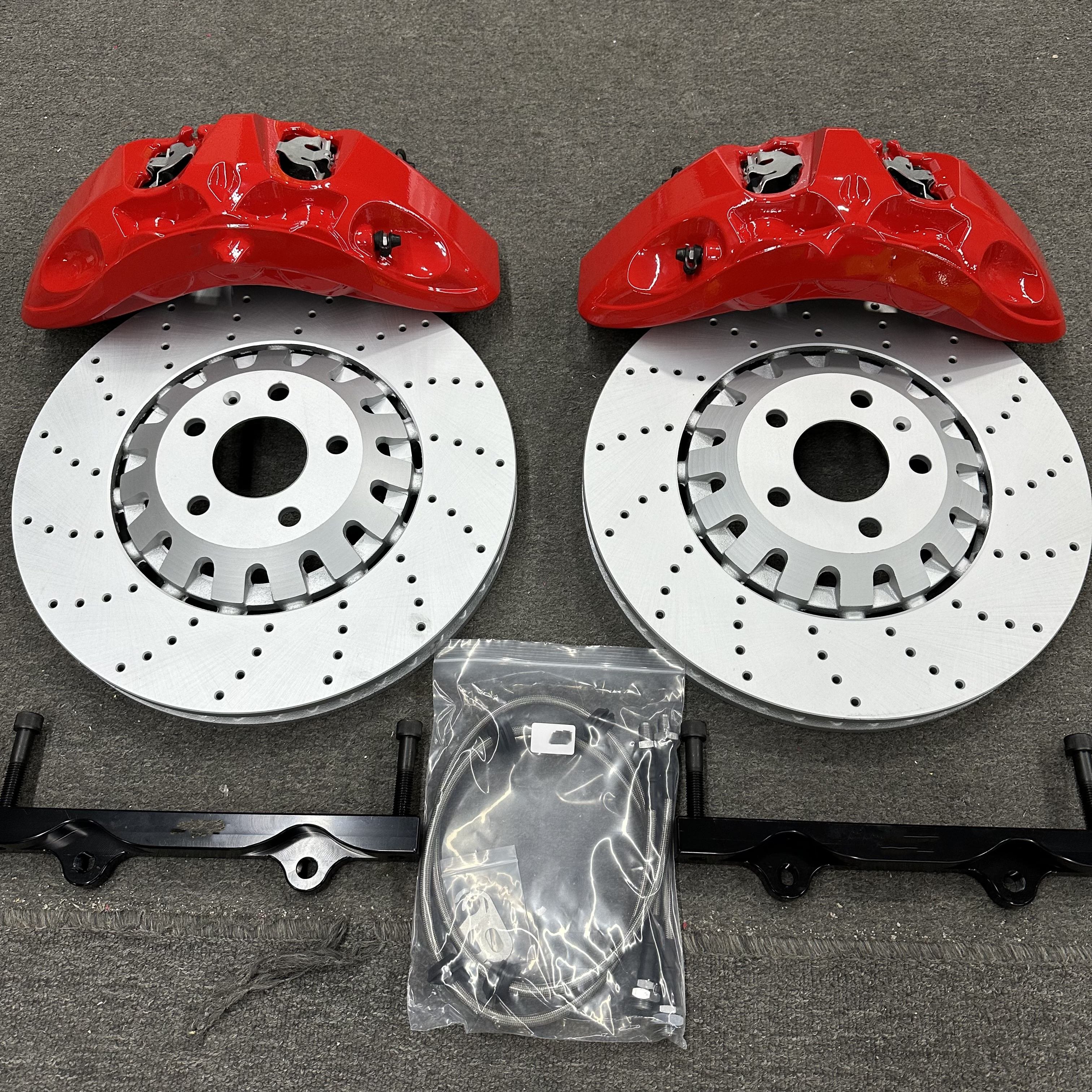 6 Pot Brake Caliper for audi Rs3 Brake Disc Sport System Big Brake Kit