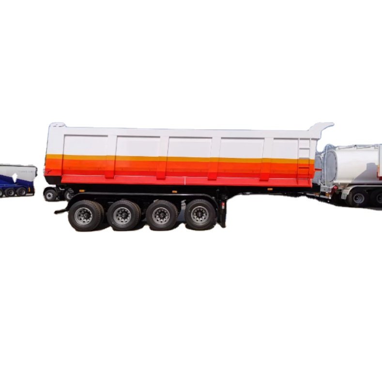 Heavy Duty Hydraulic Cylinder Lifting Rear Dump End Tipping Semi Trailer