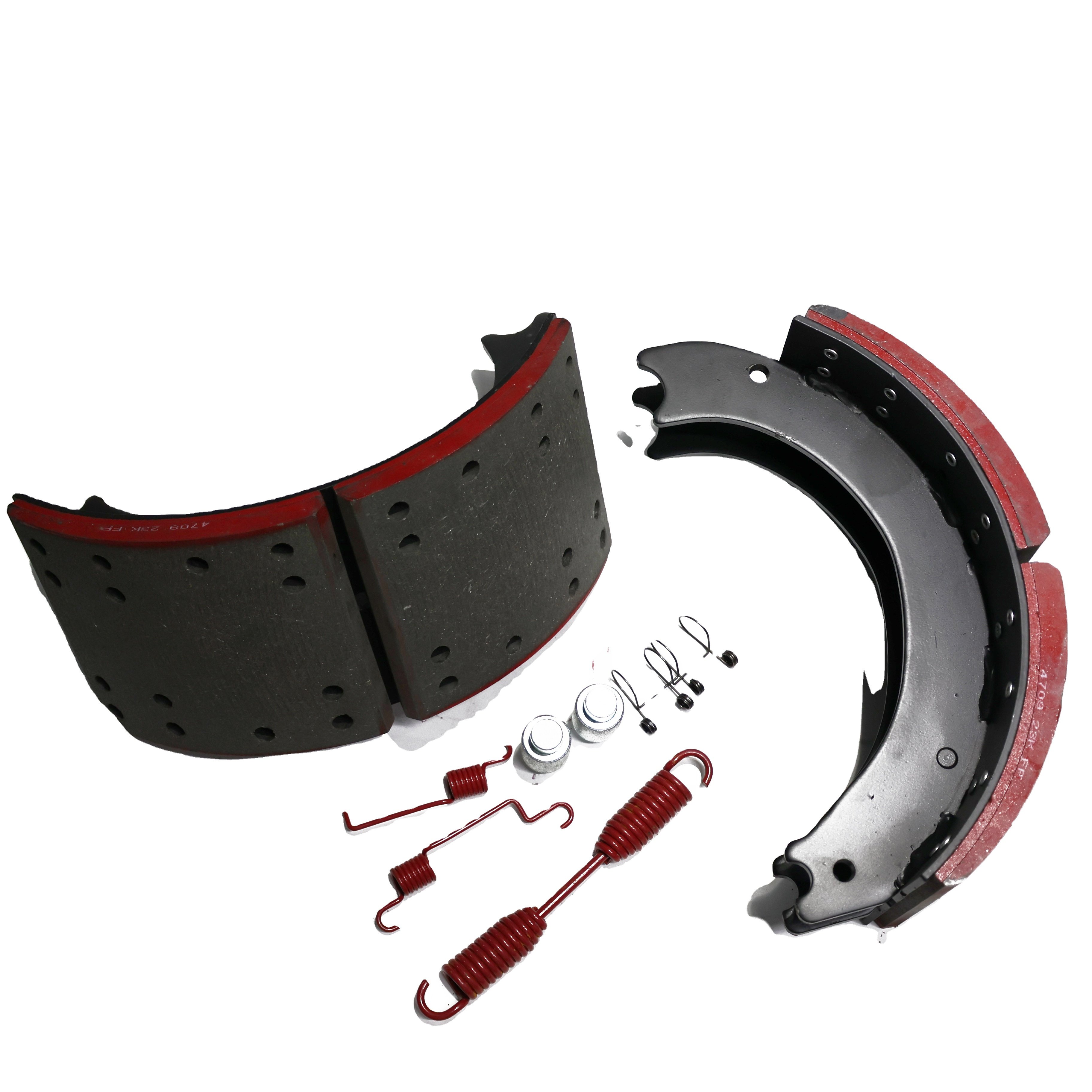 Wholesale Truck Parts Semi Truck Brake Shoes USA 4707 4311 4709 4515 Brake Shoe Hardware Kits Brake Lining for Freightliner