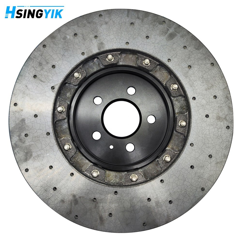 Hsingyik 355 MM Rear Carbon Ceramic Brake Rotor Disc for Audi R8 RS4 RS5 Lamborghini 4S0615601A 420.615.601.L