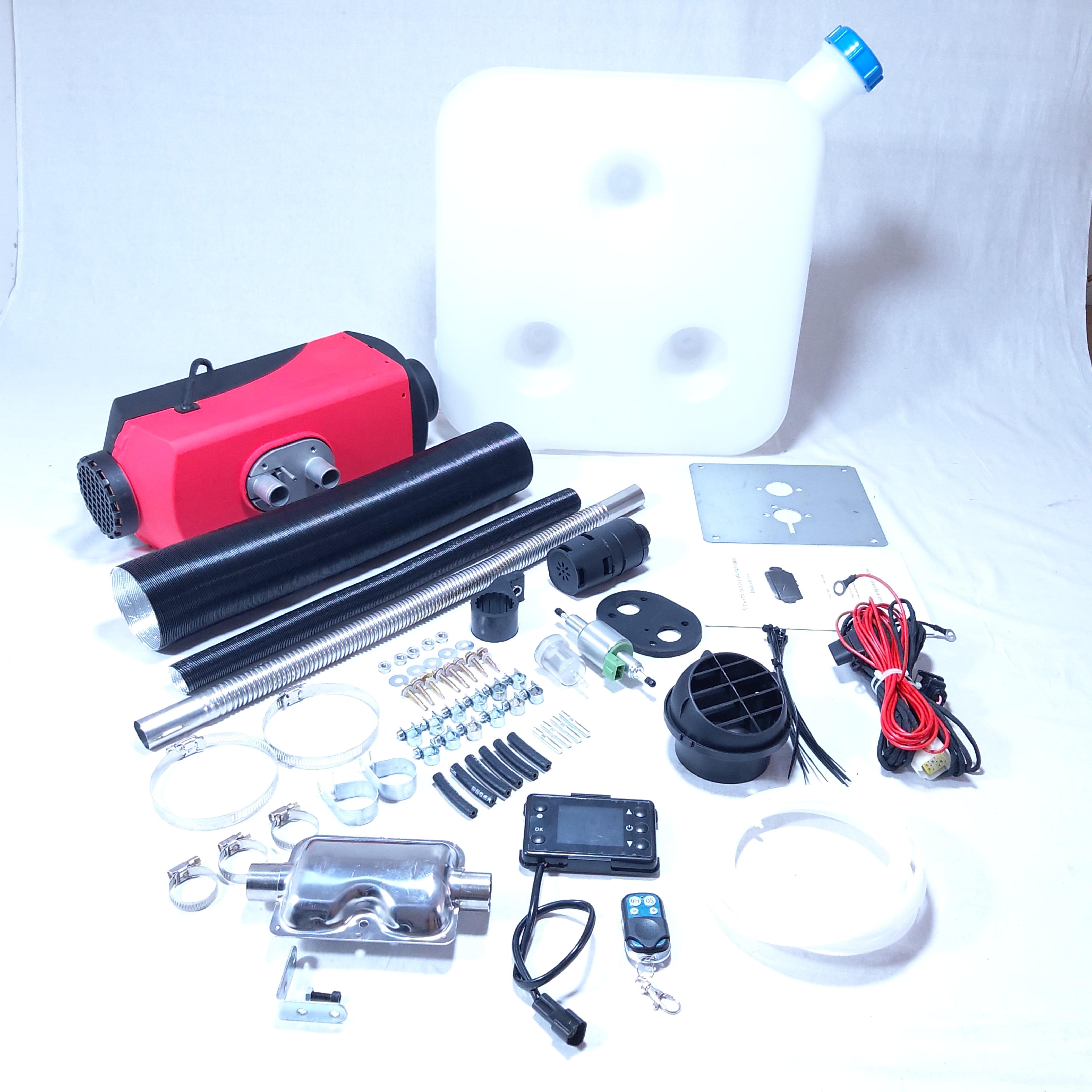 OkyRie 5KW 12V 24V Auxiliary Fuel Heater Car Parking Air Conditioner for Trucks Motor-Homes Boats Camper Van