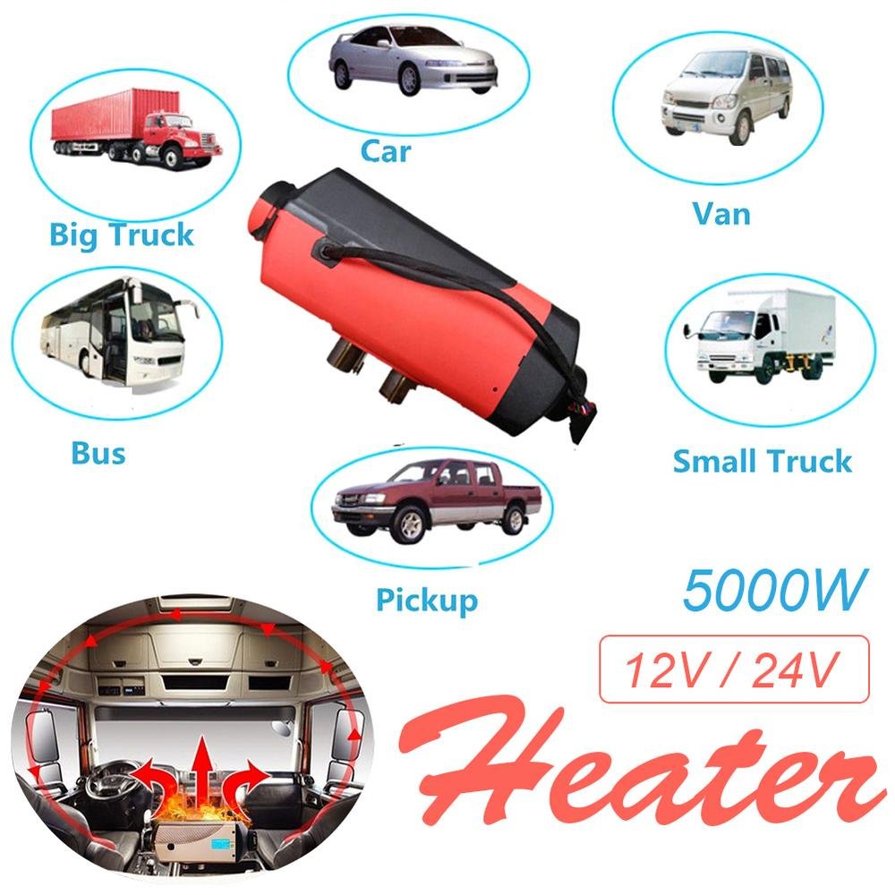 OkyRie 5KW 12V 24V Auxiliary Fuel Heater Car Parking Air Conditioner for Trucks Motor-Homes Boats Camper Van