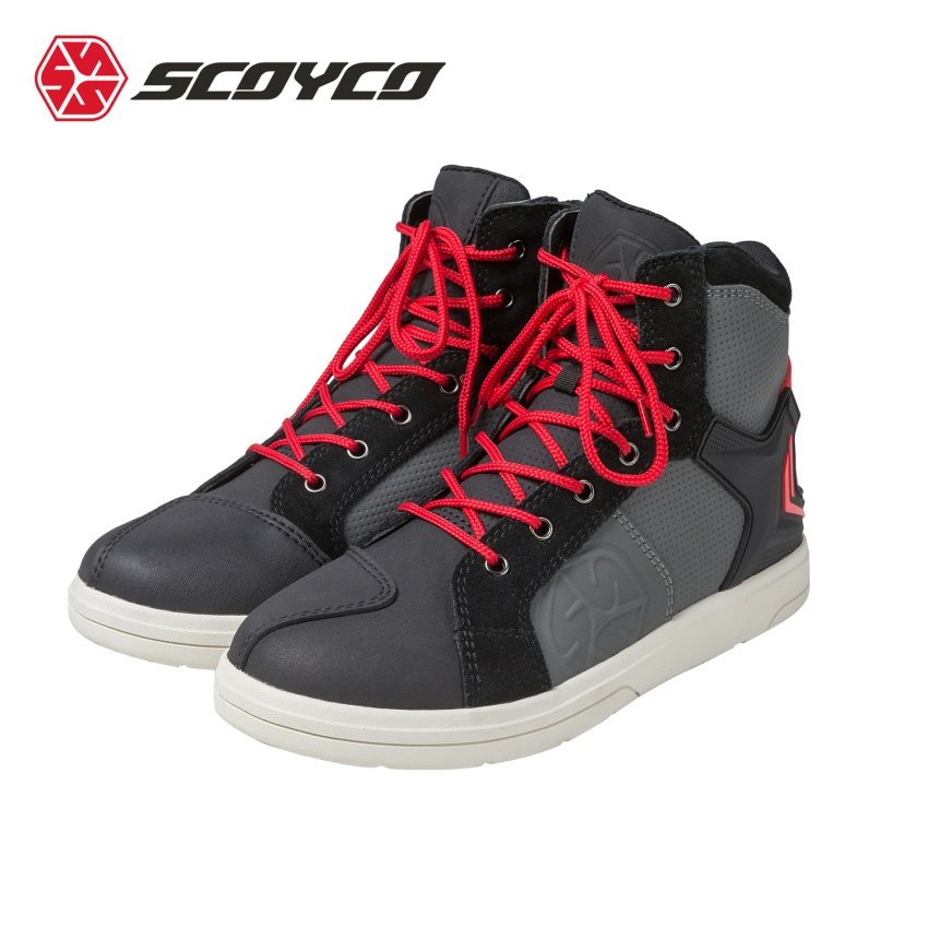 Custom Urban Enduro Men Motorbike Racing Leather Shoes Moto Bike Touring Waterproof Riding Motorcycle Sports Shoes