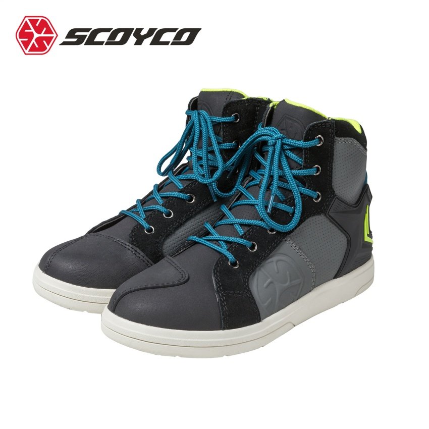 Custom Urban Enduro Men Motorbike Racing Leather Shoes Moto Bike Touring Waterproof Riding Motorcycle Sports Shoes