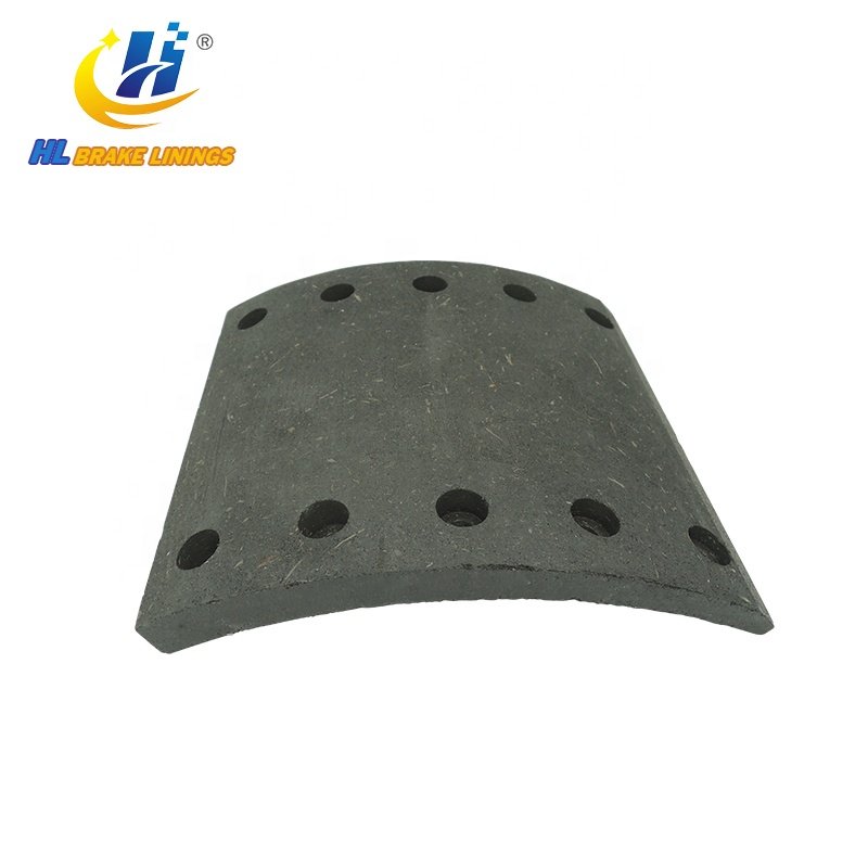 Truck Brake Lining 19094 Asbestos Free BPW Brake Lining BC37 Europe Heavy Duty Truck Trailer Drum Brake Pad