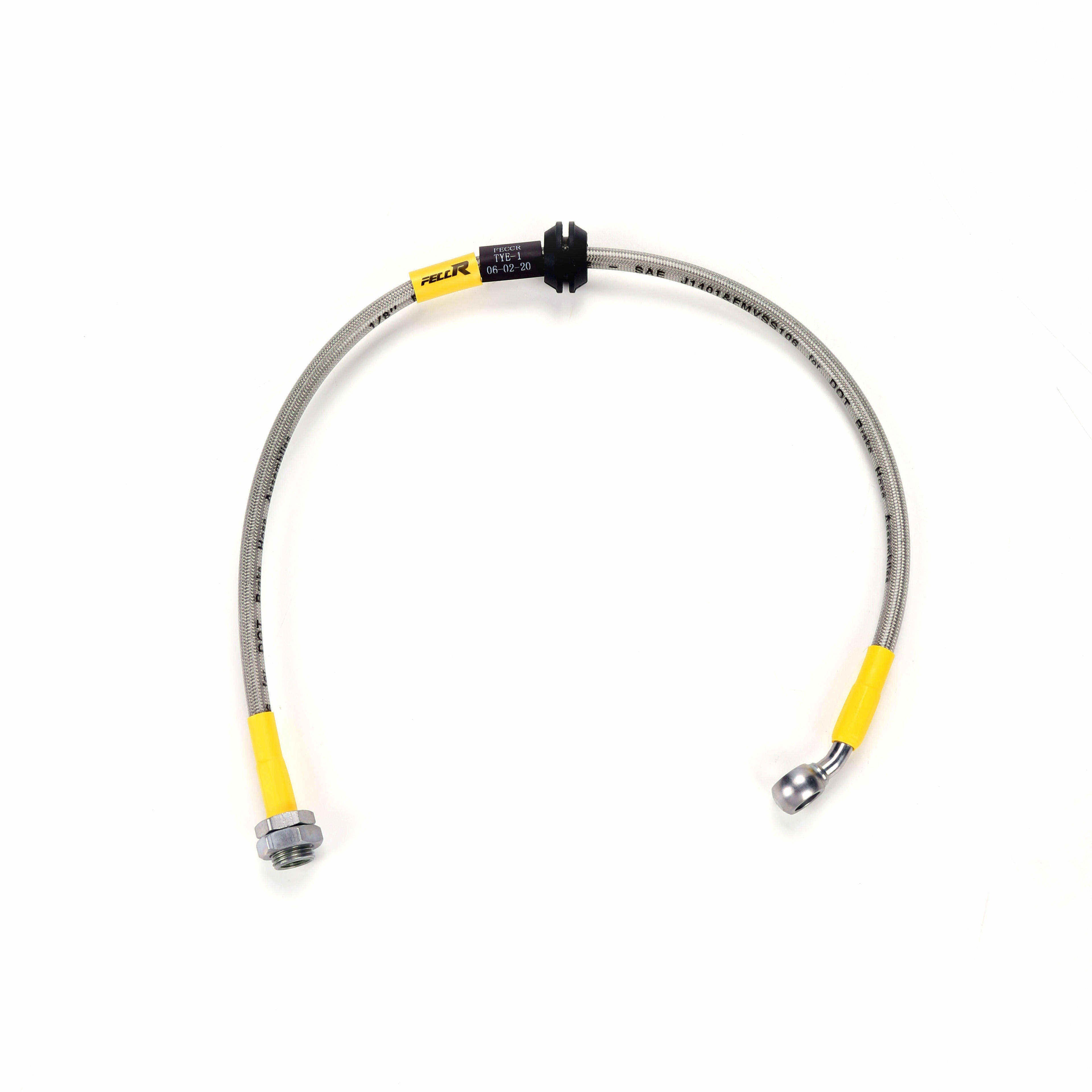 FECCR Brake Hose Steel Pipe Modified Stainless Steel Braided Hydraulic Brake Hose for Accord Camry Corolla BMW 3