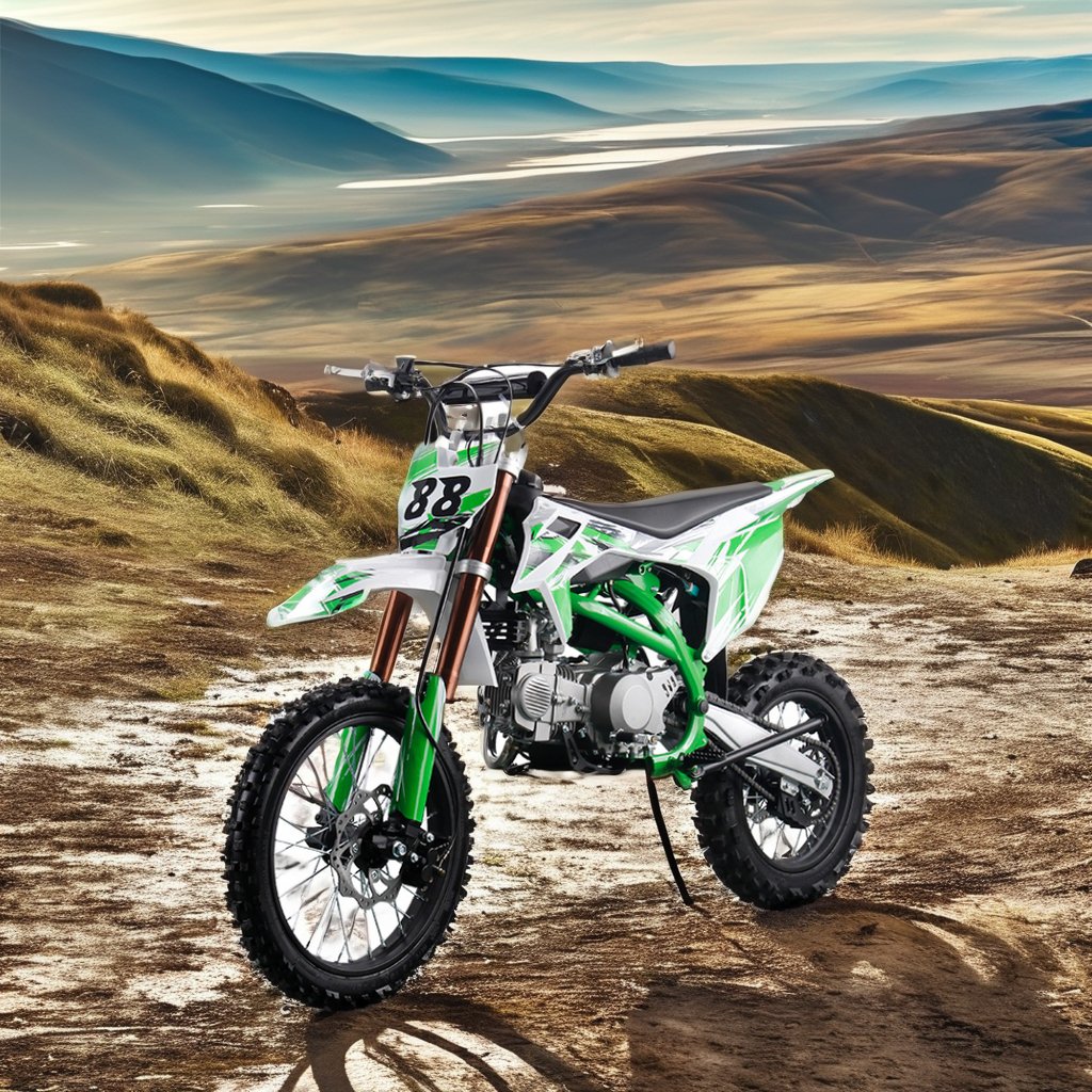 125CC 4 Stroke High-speed New Steel Frame Mountain Gasoline Motorbike OFFroad Superbike Power Racing Dirt Bike Adult Motorcycle