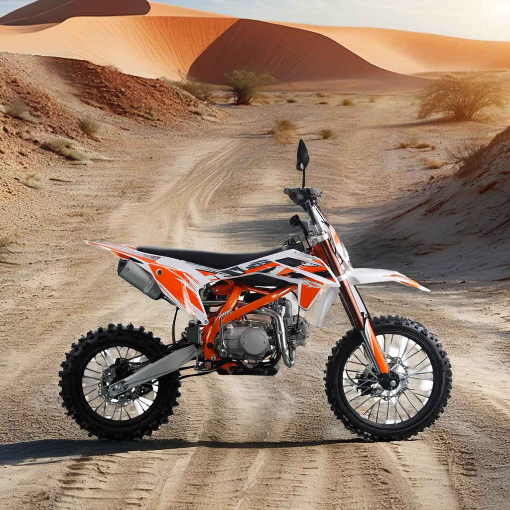 125CC 4 Stroke High-speed New Steel Frame Mountain Gasoline Motorbike OFFroad Superbike Power Racing Dirt Bike Adult Motorcycle