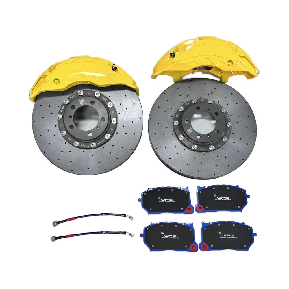 10 Piston Brake System with Ceramic Pads for Professional Racing for Akebono Porsche Macan Cayenne Panamera 911 718