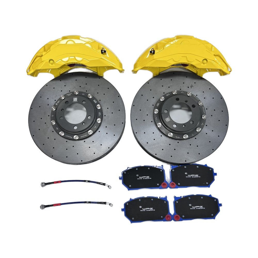 10 Piston Brake System with Ceramic Pads for Professional Racing for Akebono Porsche Macan Cayenne Panamera 911 718
