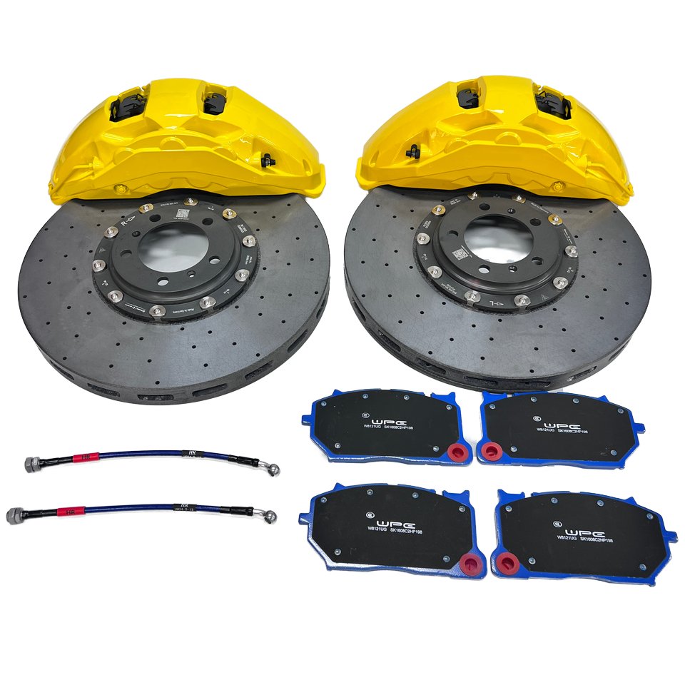 10 Piston Brake System with Ceramic Pads for Professional Racing for Akebono Porsche Macan Cayenne Panamera 911 718