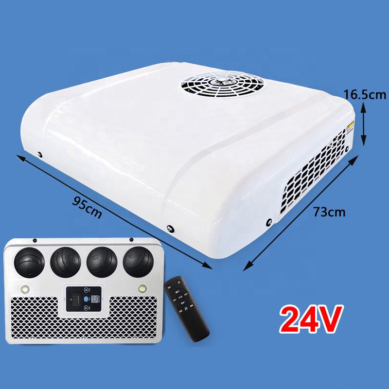 B2 24 Volt Toproof Car Truck Air Conditioner 12V 24V Electric DC Parking Conditioner Auto Parking Conditioner