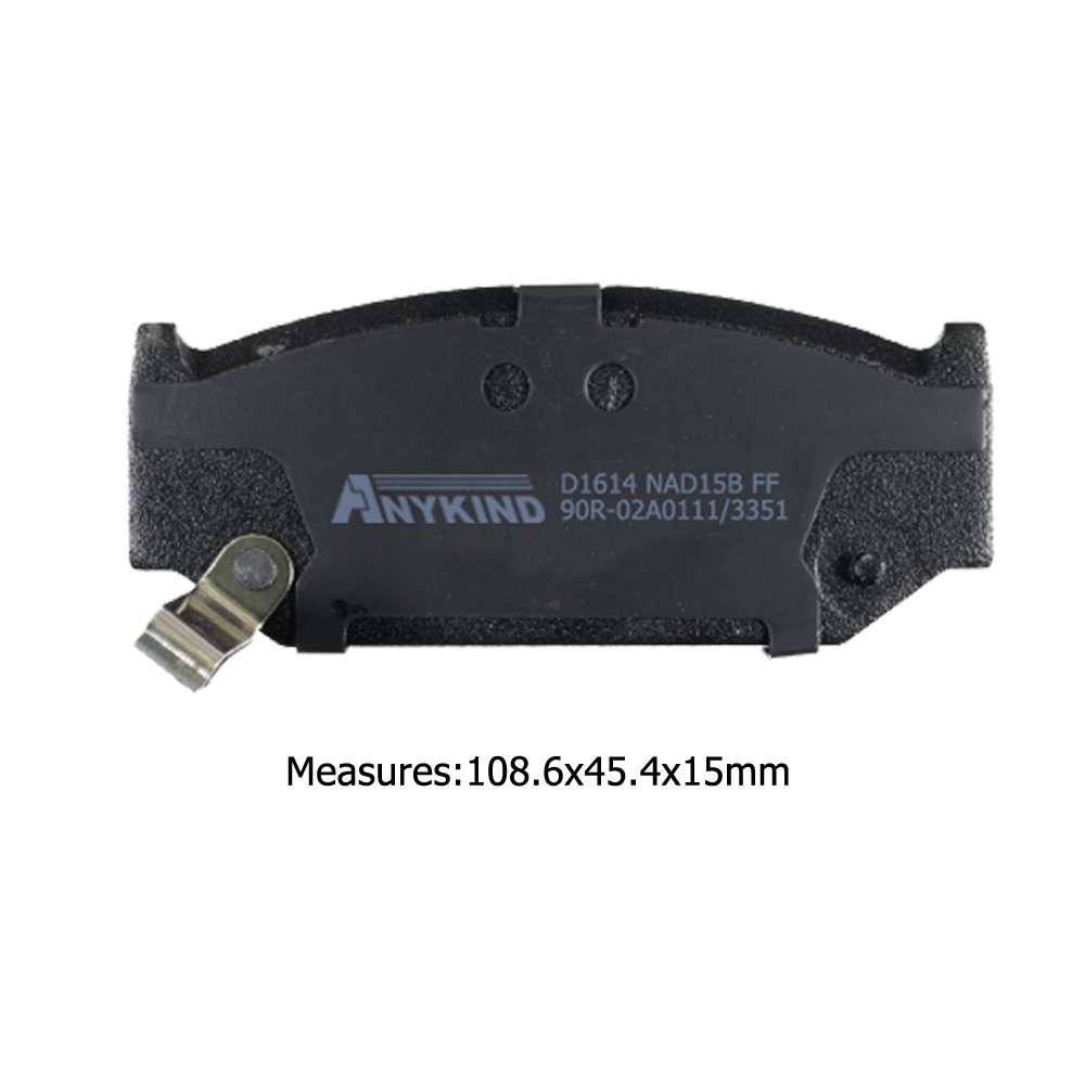 D1614-9054 Front Brake Pads for Maruti Suzuki CIAZ AVB414/RITZ Dzire K12M/Solio MA15S/Splash XB72S/Swift ZD11S