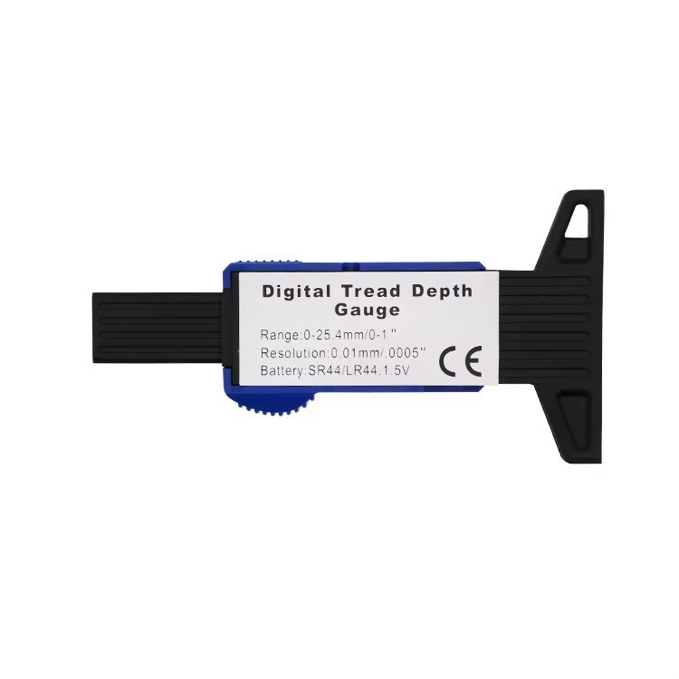 Hot Sale Car Tyre Thickness Gauges Tread Brake Pad Wear Detection Meter Measurer Tool LCD Display Digital Tire Tread Depth Gauge
